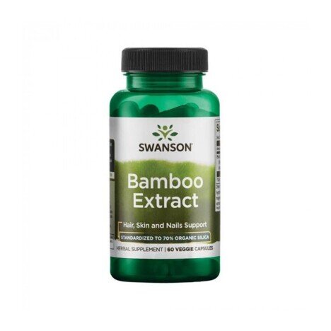 Bamboo Extract (Siliciu) 60 Capsule Swanson